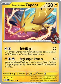 Team Rockets Zapdos (Ewige Rivalen #070/182)