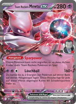 Team Rockets Mewtu-ex (Ewige Rivalen #081/182)