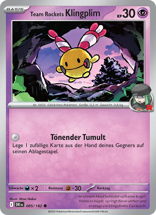 Team Rockets Klingplim (Destined Rivals #085/182)