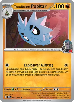 Team Rockets Pupitar (Ewige Rivalen #095/182)