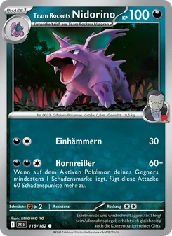 Team Rockets Nidorino (Ewige Rivalen #118/182)
