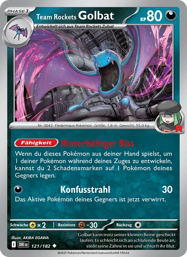 Team Rockets Golbat (Destined Rivals #121/182)