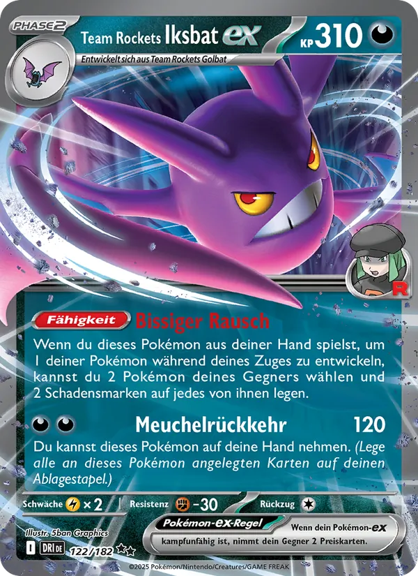 Team Rockets Iksbat-ex (Ewige Rivalen #122/182)
