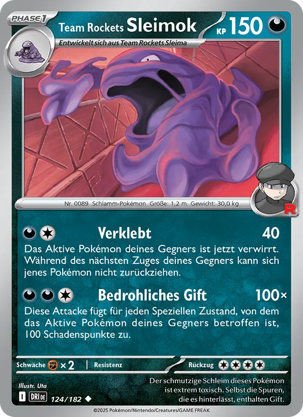 Team Rockets Sleimok (Destined Rivals #124/182)