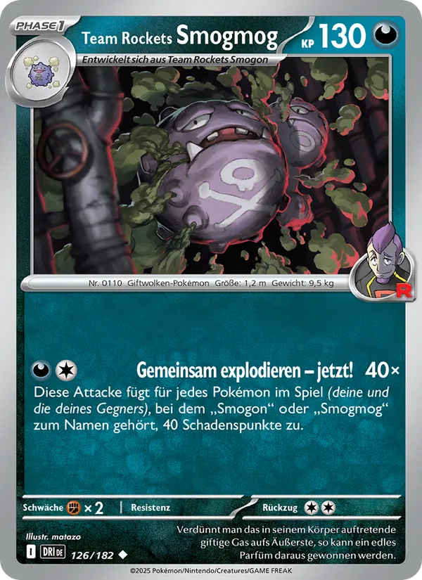 Team Rockets Smogmog (Destined Rivals #126/182)