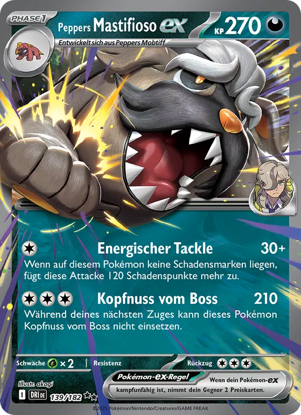 Peppers Mastifioso-ex (Ewige Rivalen #139/182)