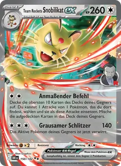 Team Rockets Snobilikat-ex (Ewige Rivalen #150/182)
