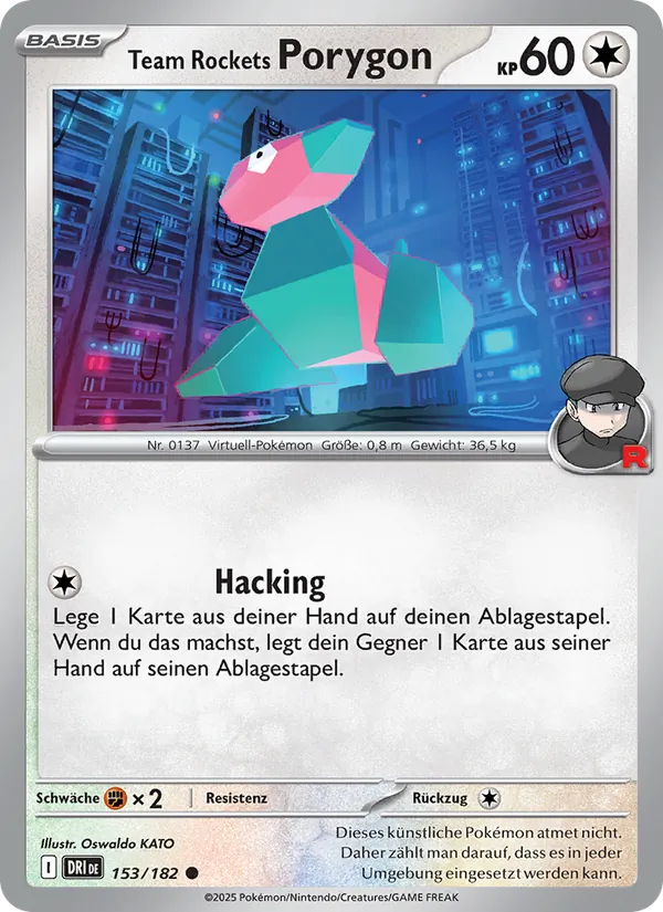 Team Rockets Porygon (Destined Rivals #153/182)