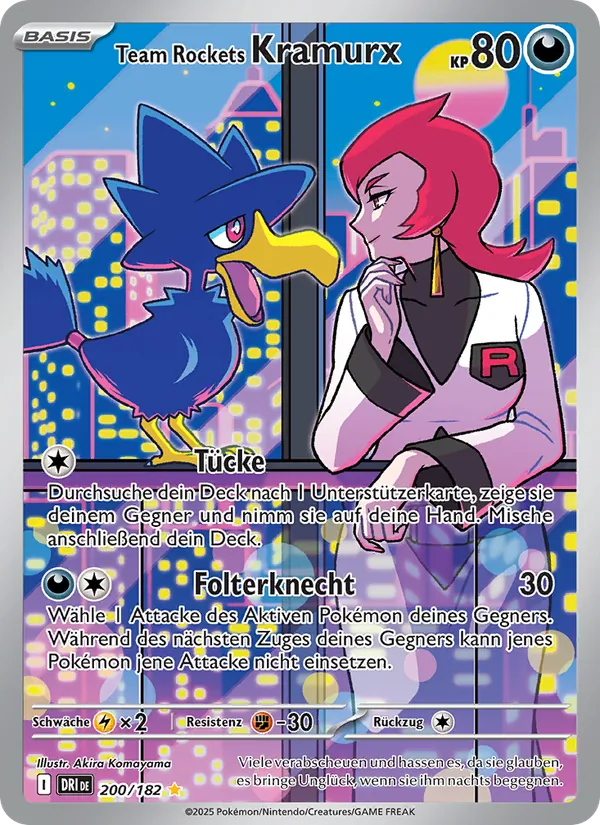 Team Rockets Kramurx (Destined Rivals #200/182)