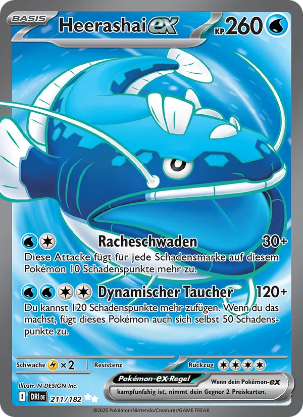 Heerashai-ex (Destined Rivals #211/182)
