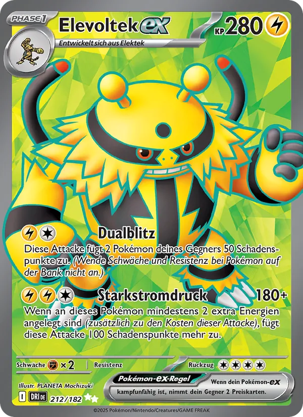 Elevoltek-ex (Destined Rivals #212/182)