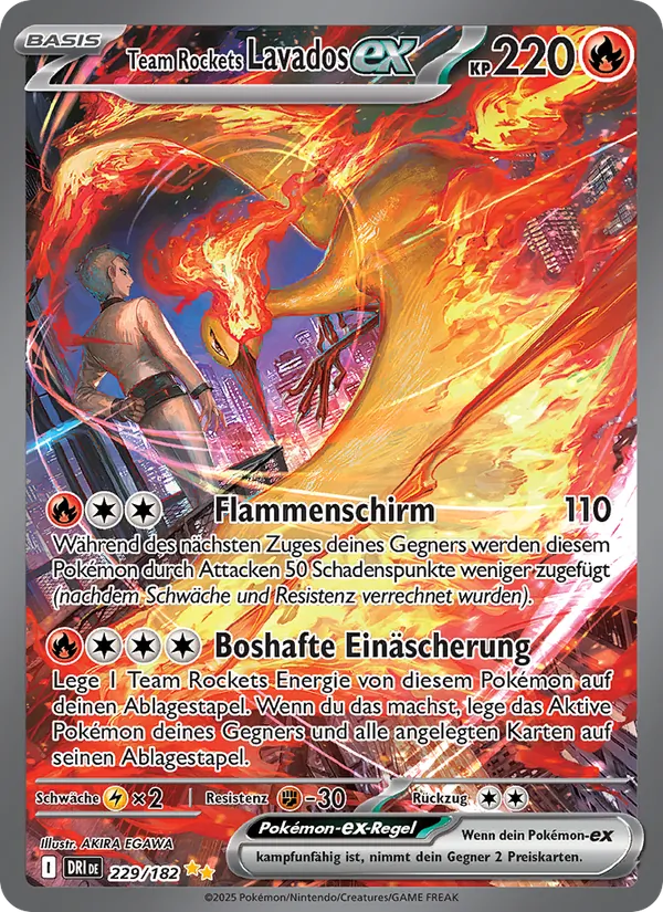 Team Rockets Lavados-ex (Destined Rivals #229/182)