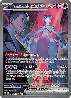 Team Rockets Mewtu-ex (Ewige Rivalen #231/182)