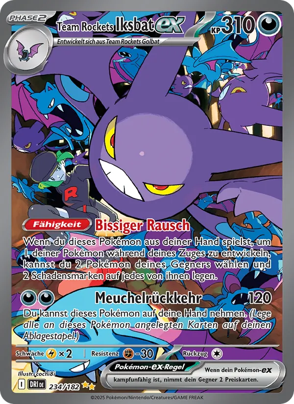 Team Rockets Iksbat-ex (Destined Rivals #234/182)
