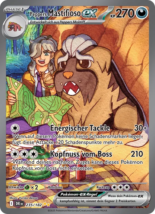 Peppers Mastifioso-ex (Destined Rivals #235/182)