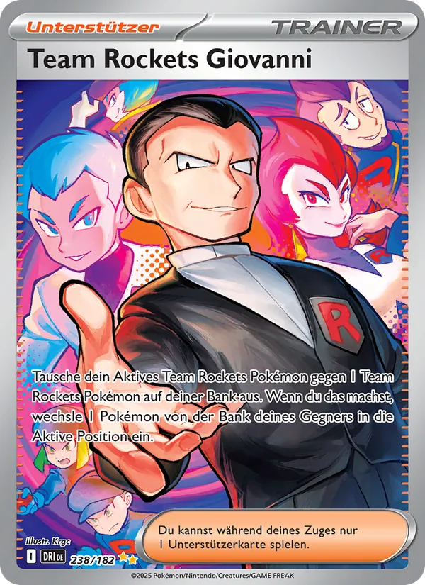 Team Rockets Giovanni (Ewige Rivalen #238/182)