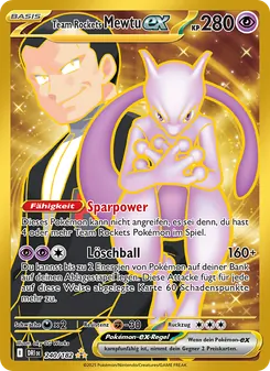 Team Rockets Mewtu-ex (Ewige Rivalen #240/182)
