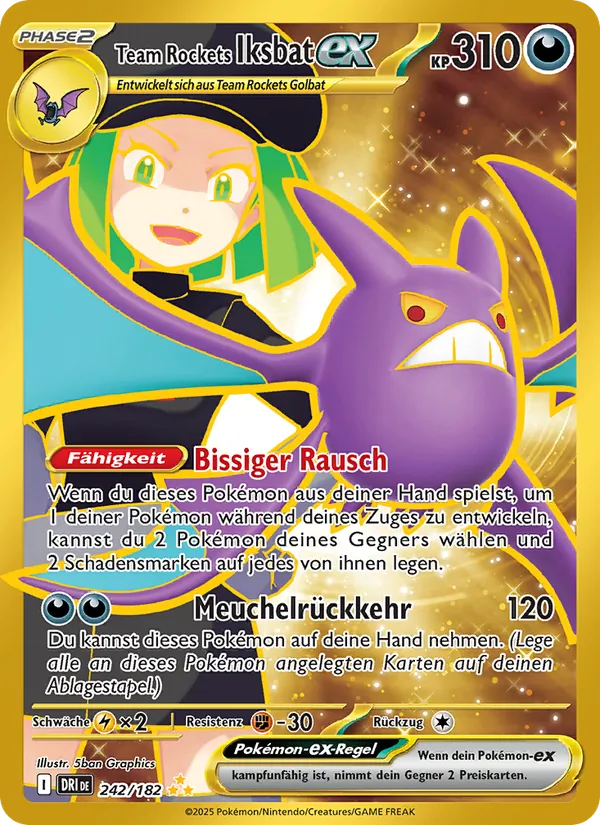 Team Rockets Iksbat-ex (Ewige Rivalen #242/182)