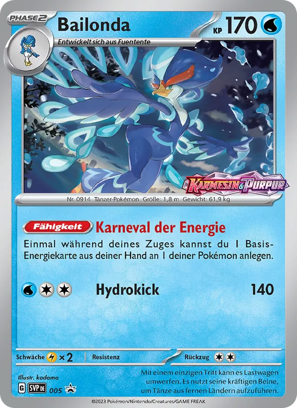Bailonda (SVP Black Star Promos #005/225)
