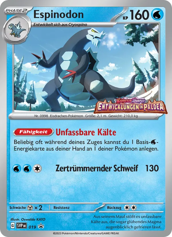 Espinodon (SVP Black Star Promos #019/225)