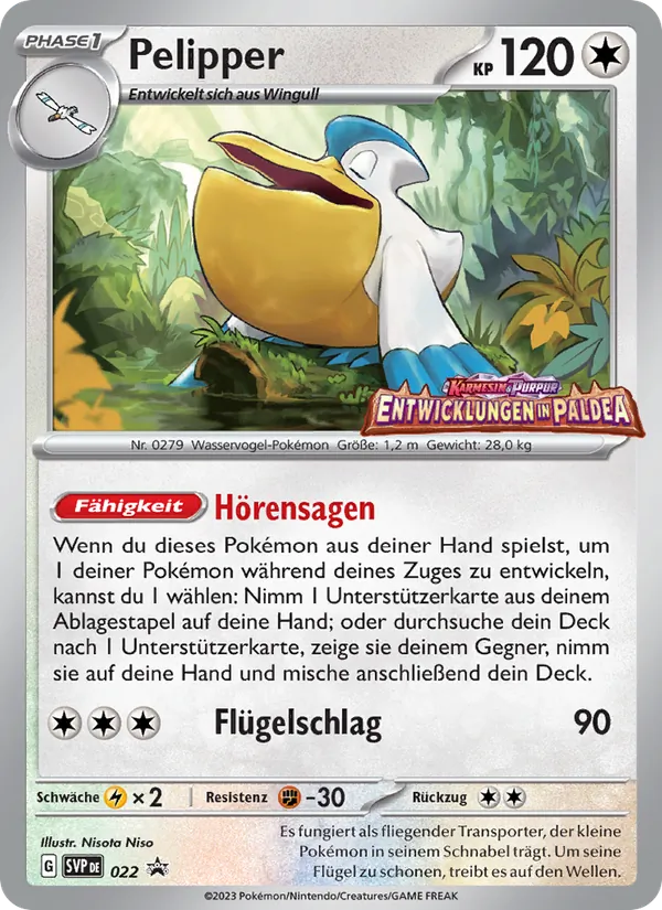 Pelipper (SVP Black Star Promos #022/225)