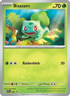 Bisasam (SVP Black Star Promos #046/225)