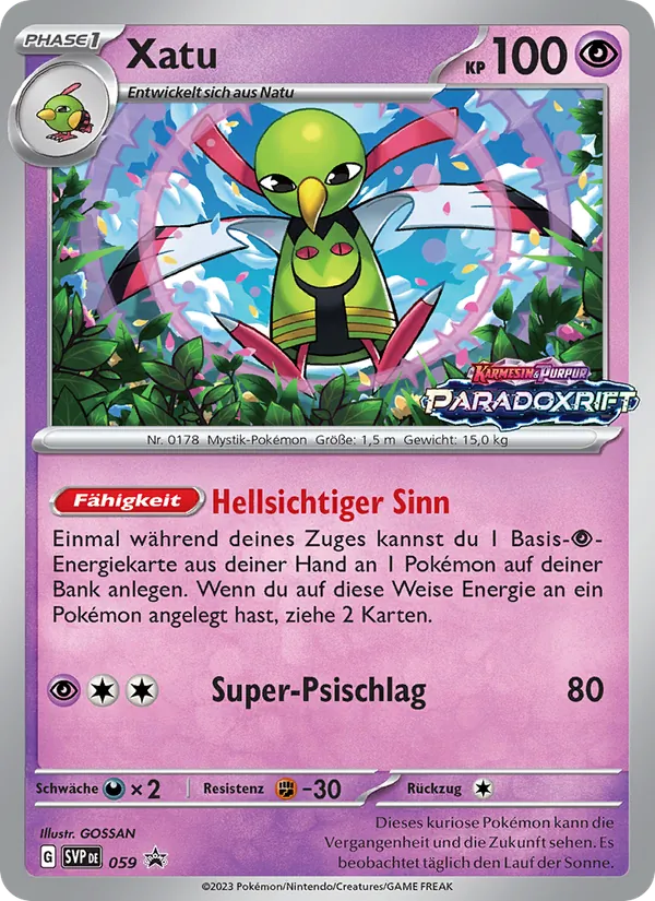 Xatu (SVP Black Star Promos #059/225)