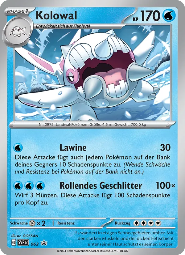 Kolowal (SVP Black Star Promos #063/225)