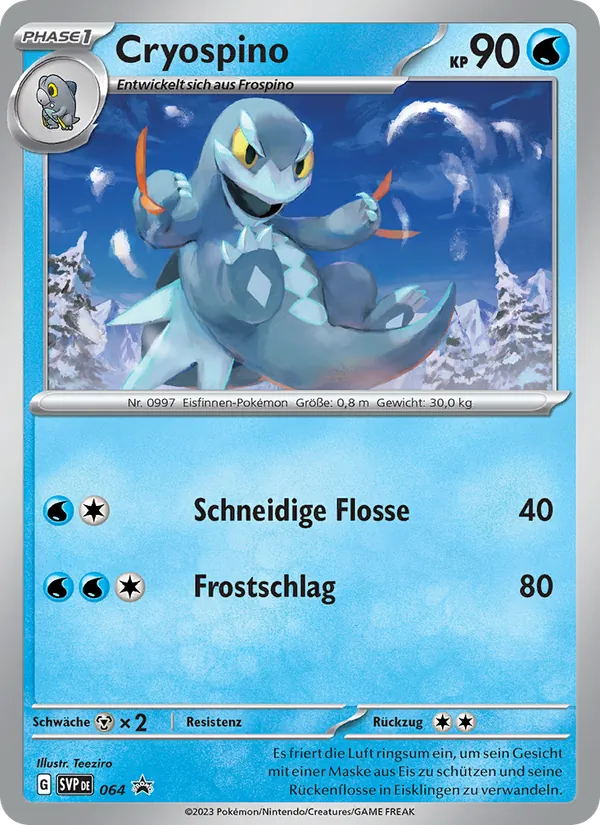 Cryospino (SVP Black Star Promos #064/225)