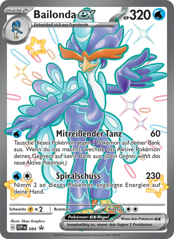 Bailonda-ex (SVP Black Star Promos #084/225)