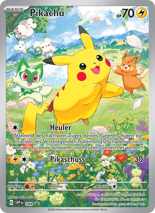 Pikachu (SVP Black Star Promos #088/225)