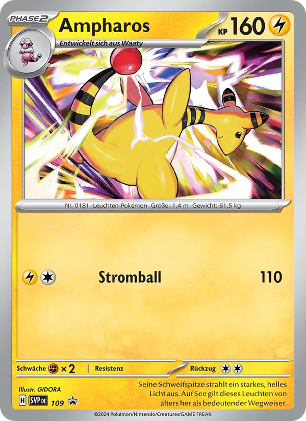 Ampharos (SVP Black Star Promos #109/225)