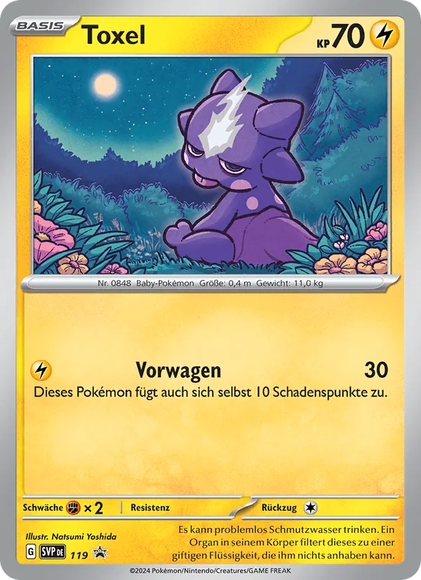 Toxel (SVP Black Star Promos #119/225)