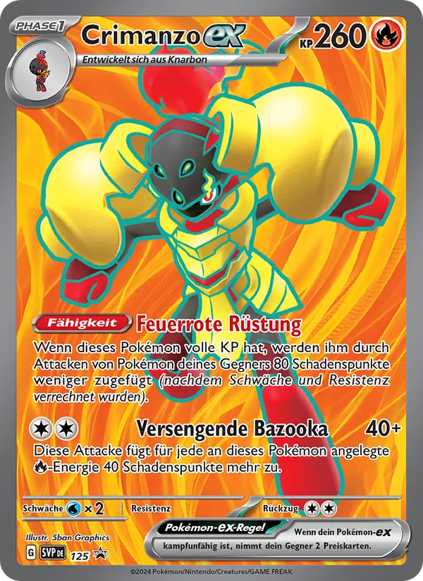 Crimanzo-ex (SVP Black Star Promos #125/225)