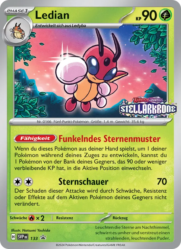 Ledian (SVP Black Star Promos #133/225)