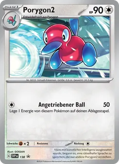 Porygon2 (SVP Black Star Promos #138/225)