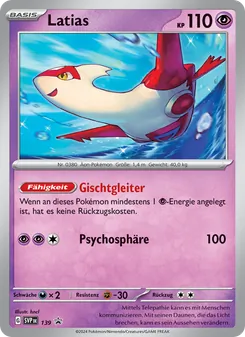 Latias (SVP Black Star Promos #139/225)