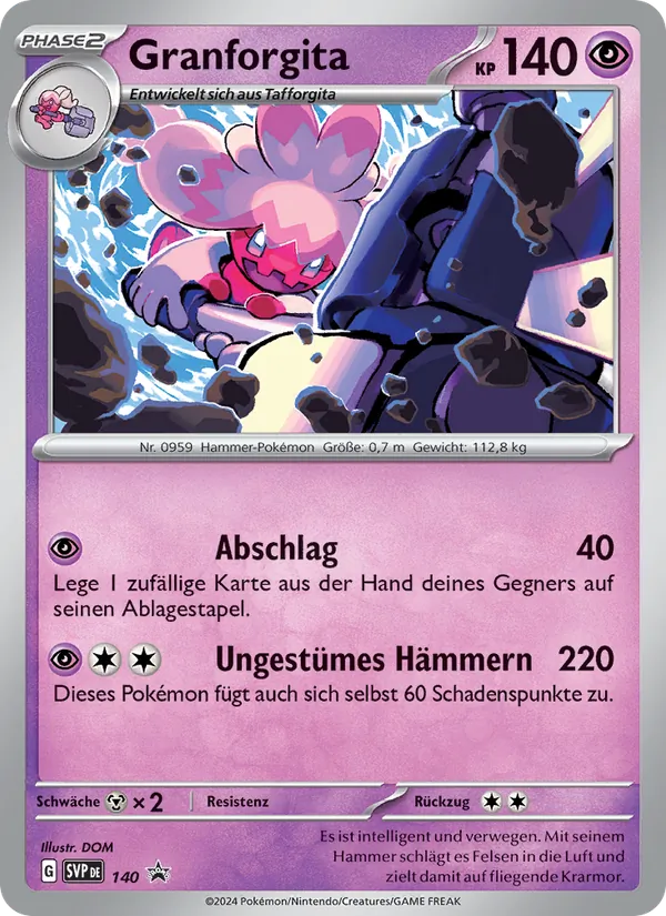 Granforgita (SVP Black Star Promos #140/225)