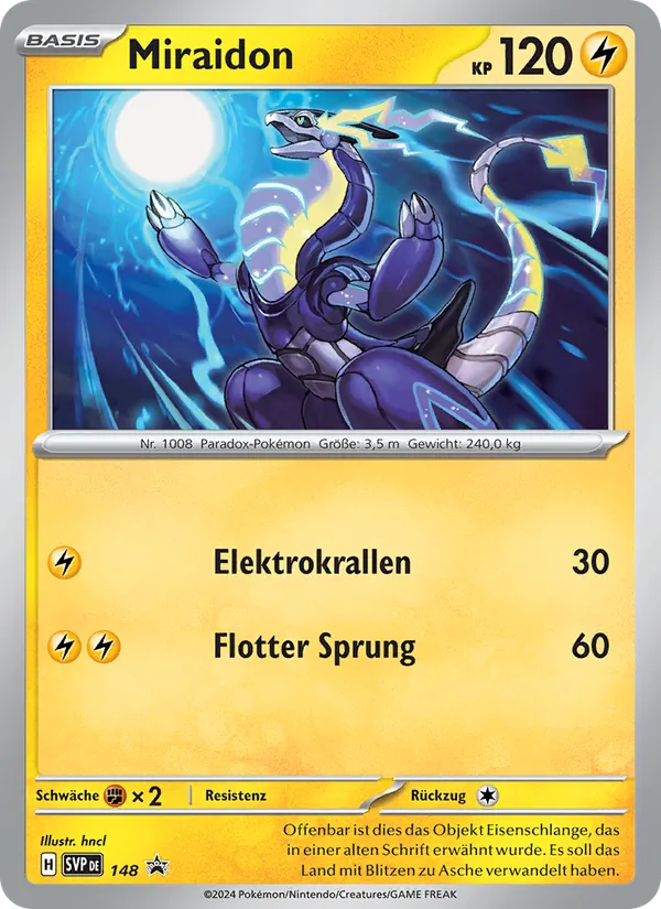 Miraidon (SVP Black Star Promos #148/225)