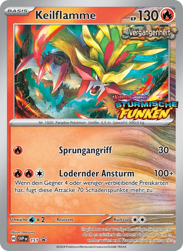 Keilflamme (SVP Black Star Promos #151/225)