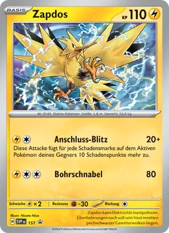 Zapdos (SVP Black Star Promos #157/225)