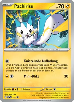 Pachirisu (SVP Black Star Promos #158/225)