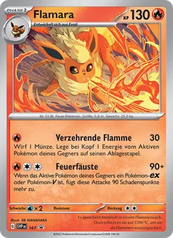 Flamara (SVP Black Star Promos #167/225)