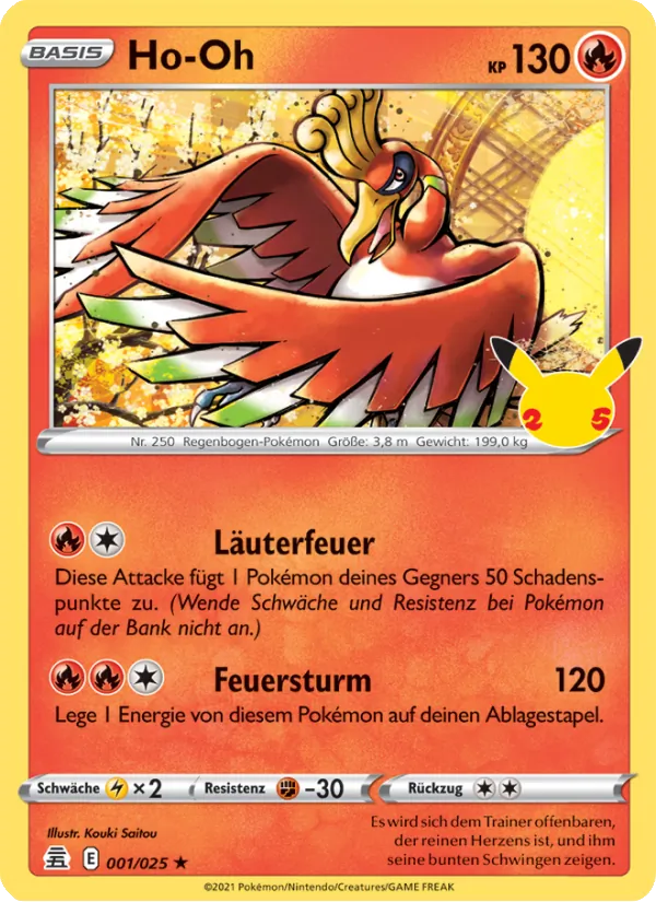 Ho-Oh (Celebrations #1/25)