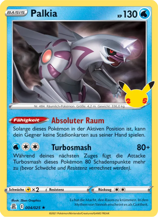 Palkia (Celebrations #4/25)