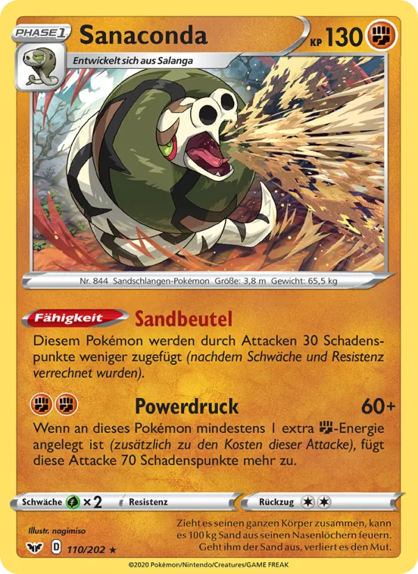 Sanaconda (Schwert & Schild #110/202)