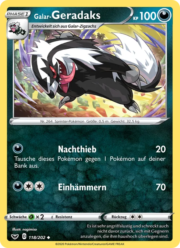 Galar-Geradaks (Schwert & Schild #118/202)