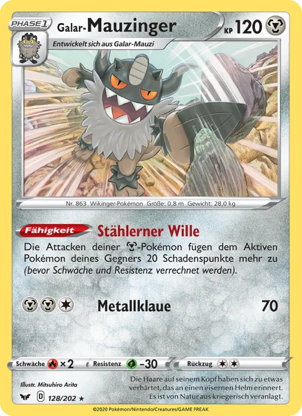 Galar-Mauzinger (Sword & Shield #128/202)