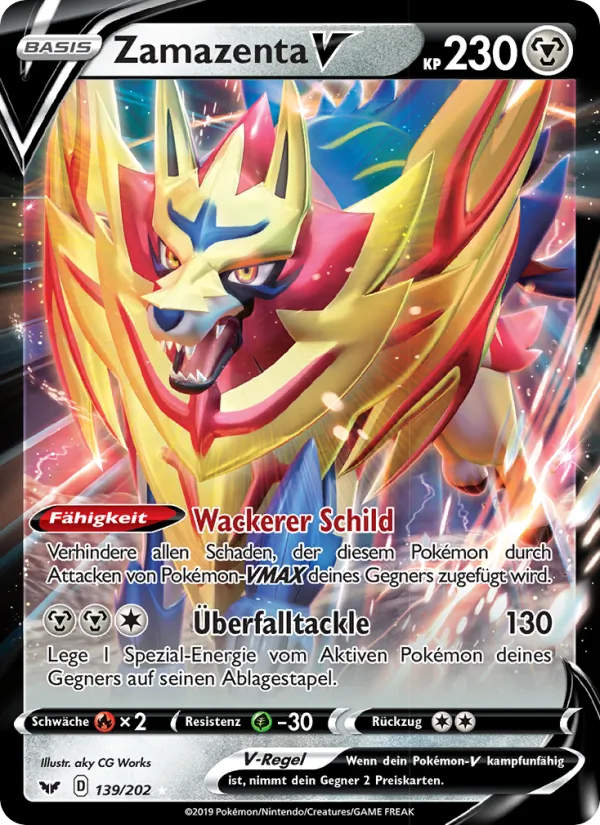 Zamazenta V (Schwert & Schild #139/202)