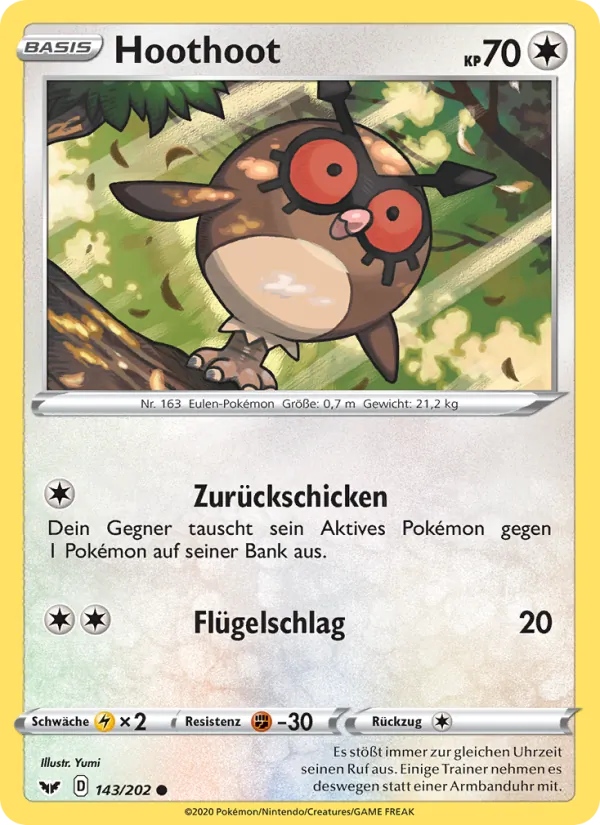 Hoothoot (Sword & Shield #143/202)